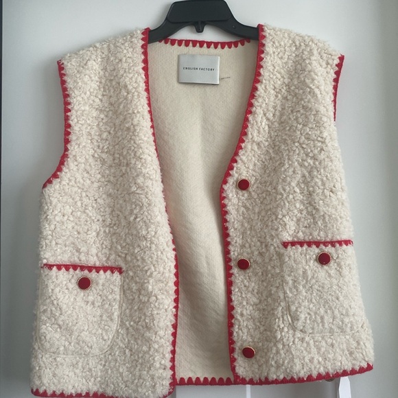 English Factory Jackets & Blazers - English factory teddy vest